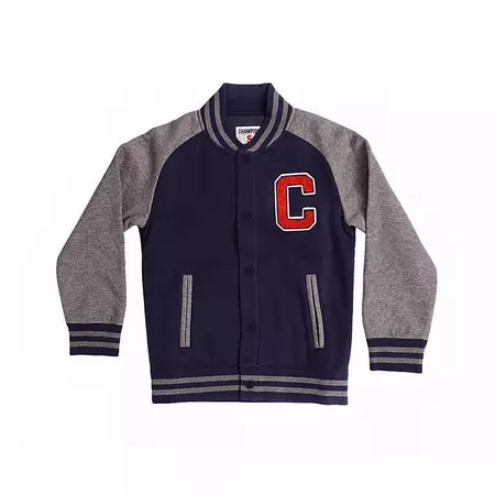 Champion Niño Chaqueta Varsity Athletic Rochester NY 1919  (marino/gris)