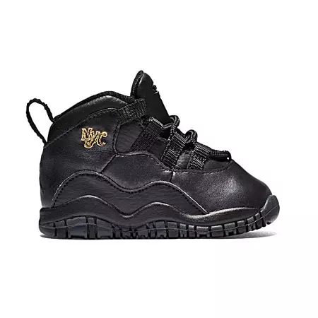 Jordan 10 Retro "NYC" (012/Tallas 17 - 27/black/gold)
