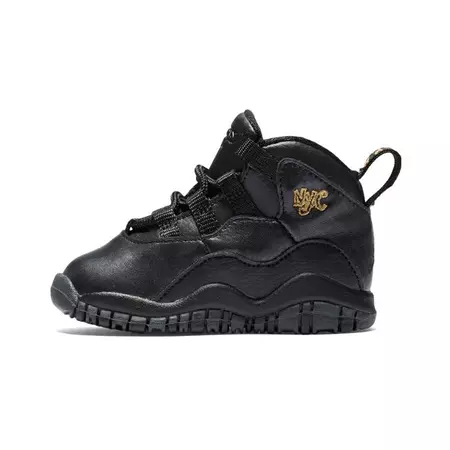 Jordan 10 Retro "NYC" (012/Tallas 17 - 27/black/gold)