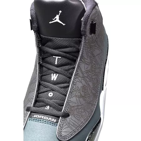 Air Jordan Dub Zero "Laser Night" (004/negro/charcoal/gris)