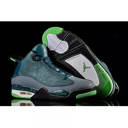Air Jordan Dub Zero "Laser Teal" (330/teal/verde/gris)