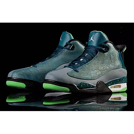 Air Jordan Dub Zero "Laser Teal" (330/teal/verde/gris)