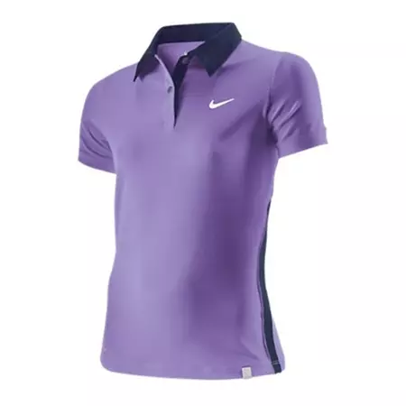 Nike Polo Mujer Tenis Backhand (violeta/purpuara)