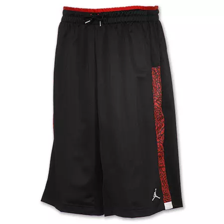 Short Jordan Retro 3  (negro/rojo)