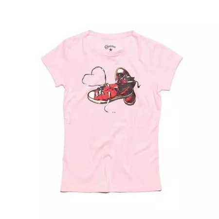 Converse Camiseta Niña T-K-Sneakers (rosa)