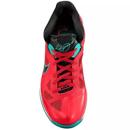 Lebron 9 Low  "Liverpool" (601/rojo/negro/turquesa)