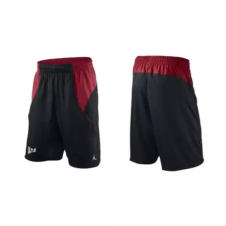 Short Jordan Fly Wade (010/negro/rojo)