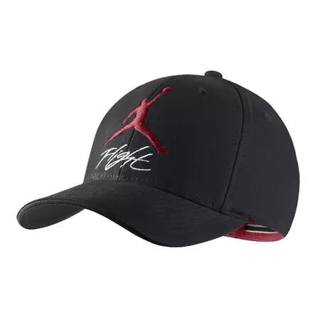 Gorra Jordan Flight Stretch Hat (013/negro/blanco/rojo)