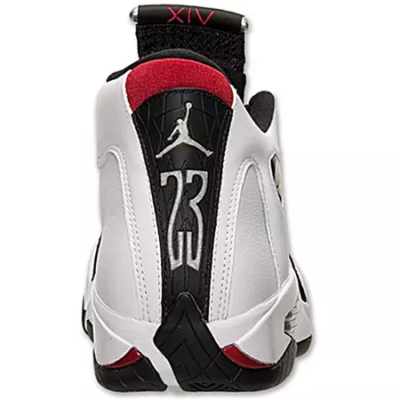 Air Jordan 14 Retro BG "Black Toe" (blanco/negro)
