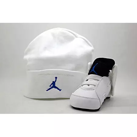 Jordan Retro 6 Gift Pack Bebé (107/blanco/azul)