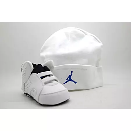 Jordan Retro 6 Gift Pack Bebé (107/blanco/azul)