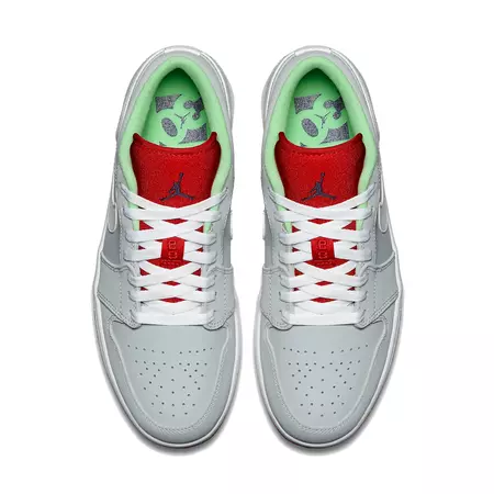 Air Jordan 1 Low "Wolf Grey" (021/gris/rojo/turquesa/blanco)