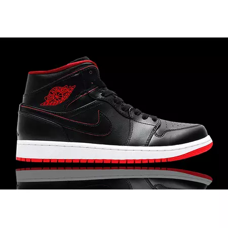 Air Jordan 1 Mid "Lance Mountain Bred" (028/black/white/red)