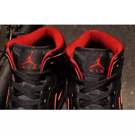 Air Jordan 1 Mid "Lance Mountain Bred" (028/black/white/red)