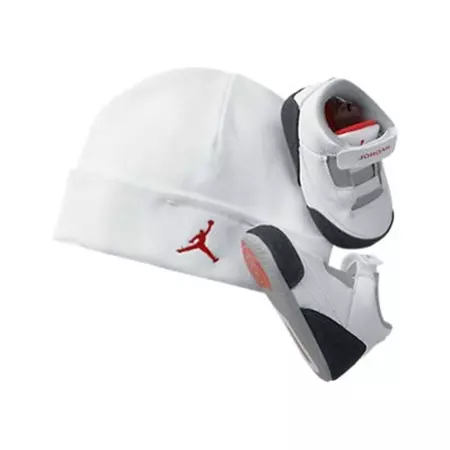 Jordan 3 Retro Gift Pack Bebé (120/blanco/negro/rojo)