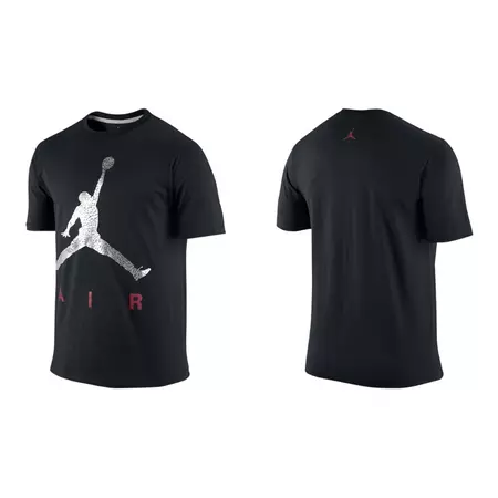 Jordan Camiseta Jumpman Air Tee (010/negro/plata/rojo)