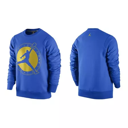 Jordan Sudadera Flight Club Graphic Crew (474/royal/amarillo)