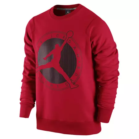 Jordan Sudadera Flight Club Graphic Crew (695/rojo/negro)
