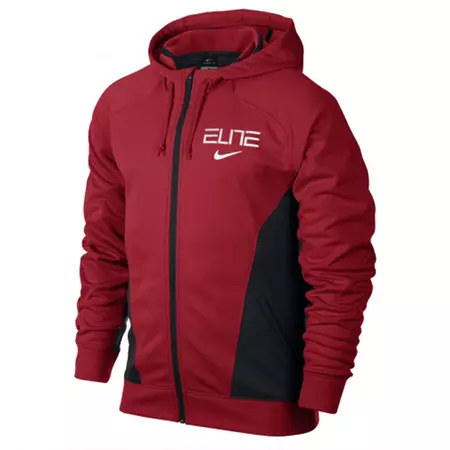 Sudadera Cap Nike Elite World Tour Full-Zip (650/rojo/negro/bl)