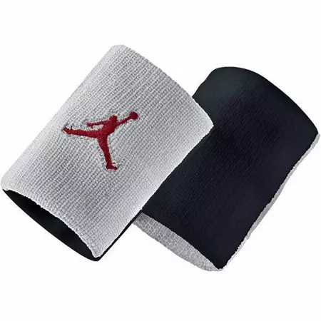 Jordan Jumpman Muñequera (100/white/black/gym red)
