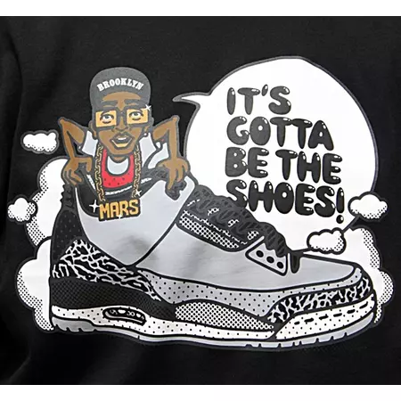 Air Jordan III Spike Vs Psych Tee (010/negro/blanco)