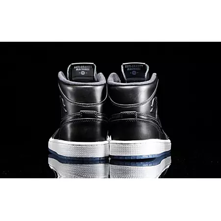 Air Jordan 1 Mid Nouveau "Black Ice" (003/antracita/blanco)