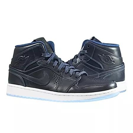 Air Jordan 1 Mid Nouveau "Navy" (401/navy/blanco)