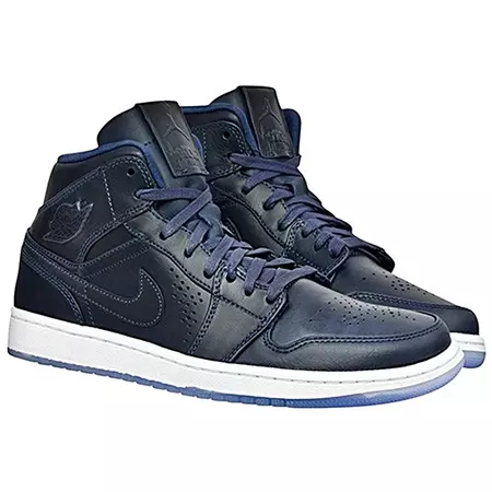 Air Jordan 1 Mid Nouveau "Navy" (401/navy/blanco)