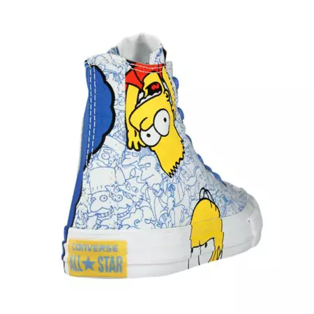 Converse Lonas Chuck Taylor High Simpson Niños (199/blanco/azul)