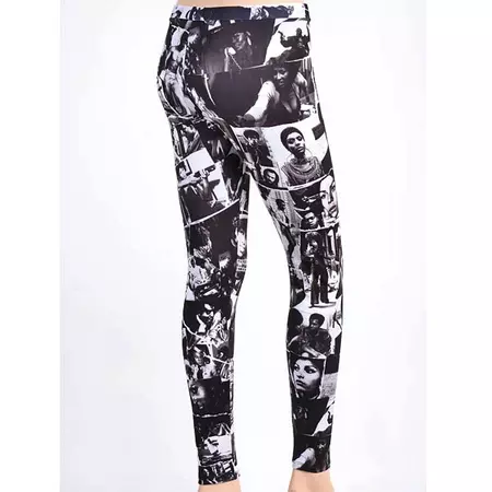 K1X Leggings Whoop Whoop (negro/blanco)