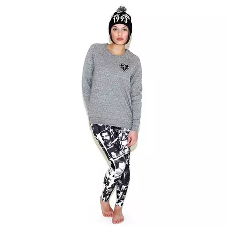 K1X Leggings Whoop Whoop (negro/blanco)