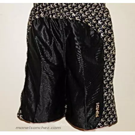 Short And1 Bond Junior (negro/oro)