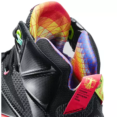 Lebron XII "Data" (068/negro/crimson)