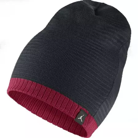 Jordan Reversible Beanie (011/negro/rojo)