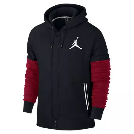 Jordan The Varsity Hoody "Dark Red" (011/negro/rojo)