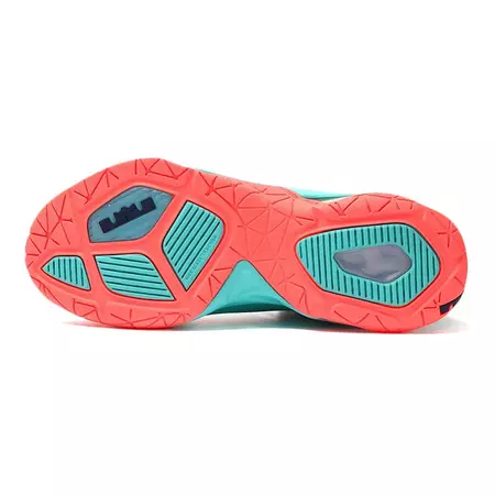 Lebron Ambassador VII "Sea Green" (484/turquesa/hot lava/navy)