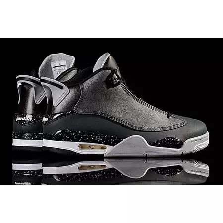 Air Jordan Dub Zero "Laser Night" (004/negro/charcoal/gris)