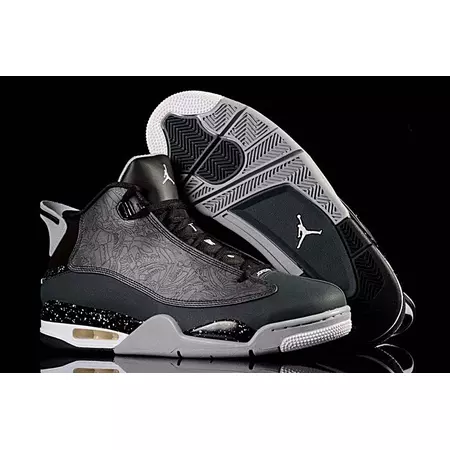 Air Jordan Dub Zero "Laser Night" (004/negro/charcoal/gris)