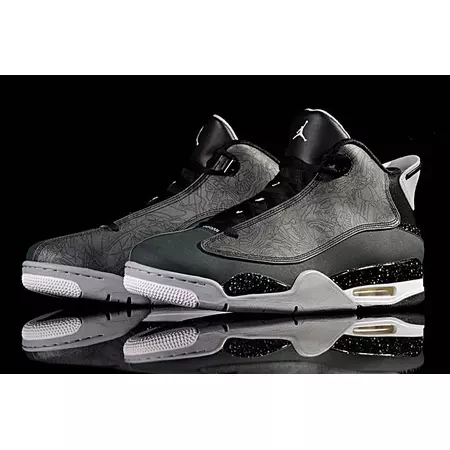 Air Jordan Dub Zero "Laser Night" (004/negro/charcoal/gris)