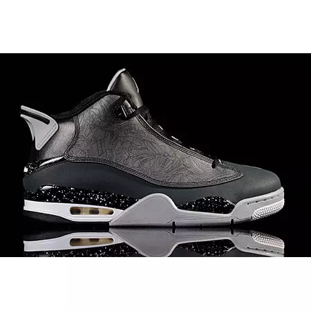 Air Jordan Dub Zero "Laser Night" (004/negro/charcoal/gris)