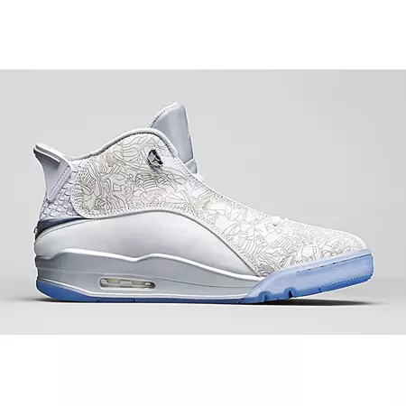 Air Jordan Dub Zero Laser "White" (100/blanco/gris metálic)