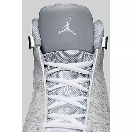 Air Jordan Dub Zero Laser "White" (100/blanco/gris metálic)