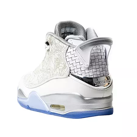 Air Jordan Dub Zero Laser "White" (100/blanco/gris metálic)