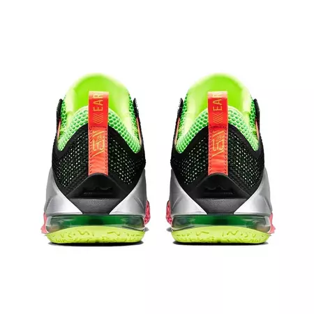 Lebron XII Low "Remix" (003/negro/volt/ blue/crimson/gris)