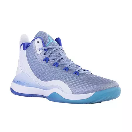 Jordan Super Fly 3 PO "Griffin Gauzy Grey"(115/White/Turquoise-Blue)