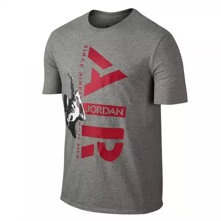 Jordan Camiseta Air Jordan "Since 1985" (063/gris/rojo)