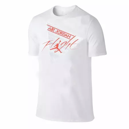 Jordan Camiseta Flight (100/blanco/naranja)