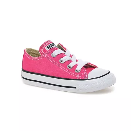 Converse Lonas All Star Chuck Taylor OX Bebé (650/rosa/blanco)