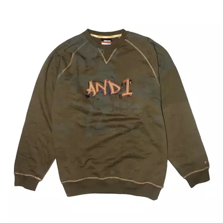 AND 1 Sudadera Camo (verde)