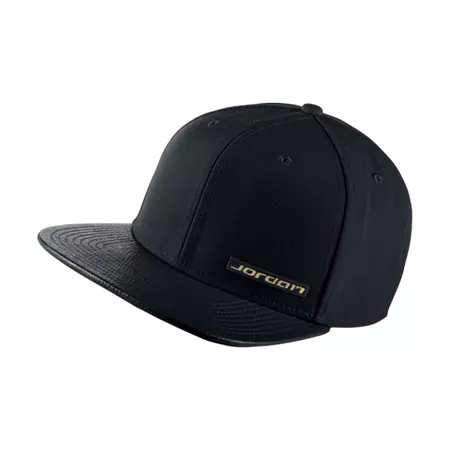Jordan 17 Snapback (010/negro/oro)